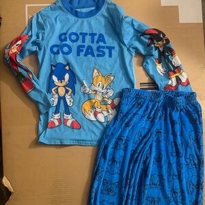 Sonic the Hedgehog Blue Kids Pajamas